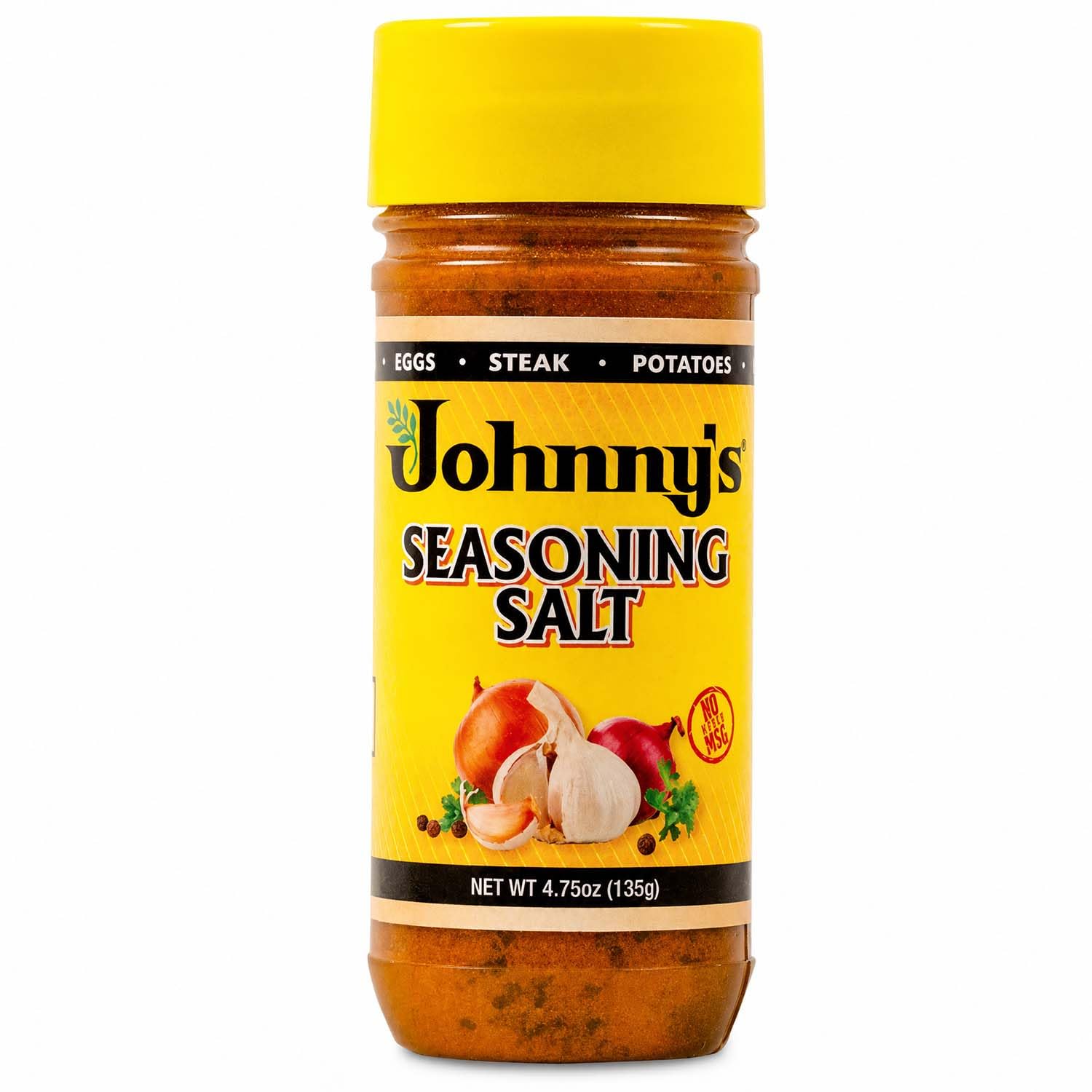 Johnny's - Seasoning Salt - 4.75 oz | Classic All-Purpose Seasoning, Great For Meats, Vegetables, Fries, Soups, Grilling, Roasting & Everyday Cooking