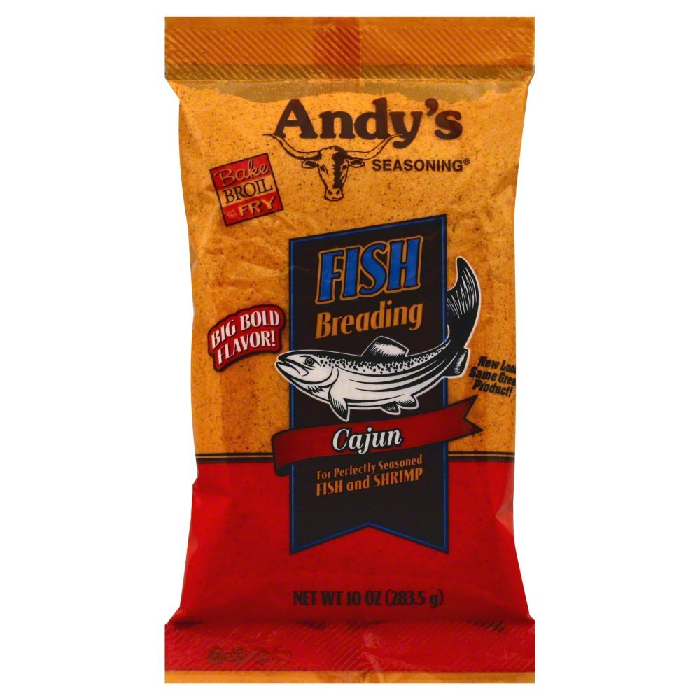 Andy's Cajun Fish Breading 10 Oz (Pack of 2)