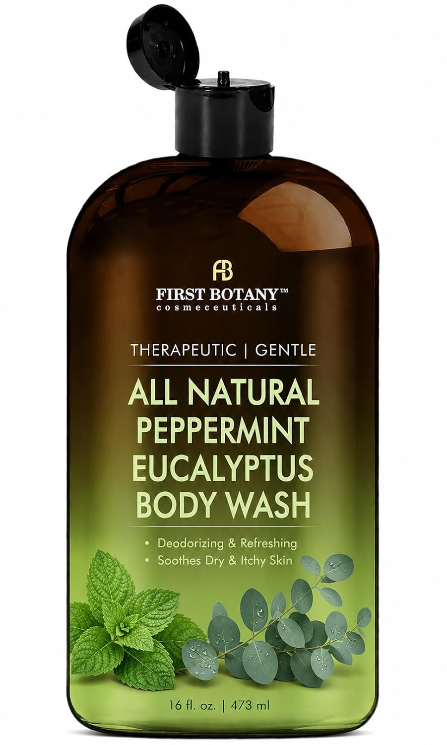 Tea Tree Eucalyptus Body Wash & Skin Cleanser for Women & Men, 16 Fl Oz