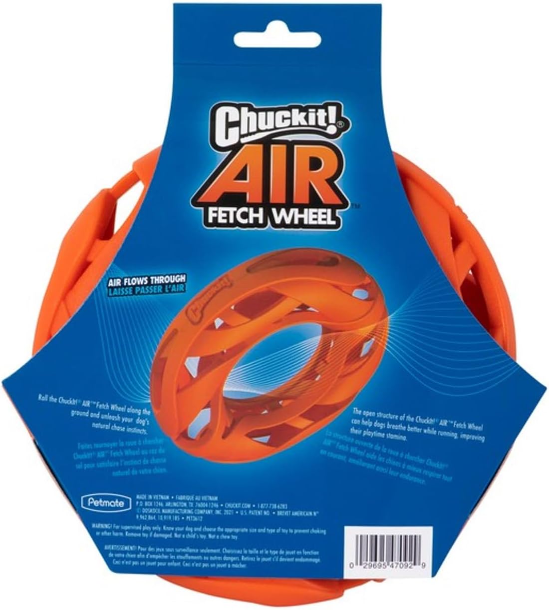 Chuckit! Air Fetch Ball Dog Toy, Small (2 Inch Diameter), for dogs 0-20 lbs, Pack of 2
