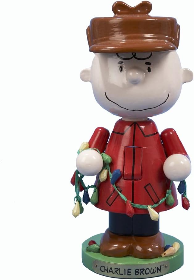 Kurt S. Adler Peanuts Nutcracker, Red/Brown/Green
