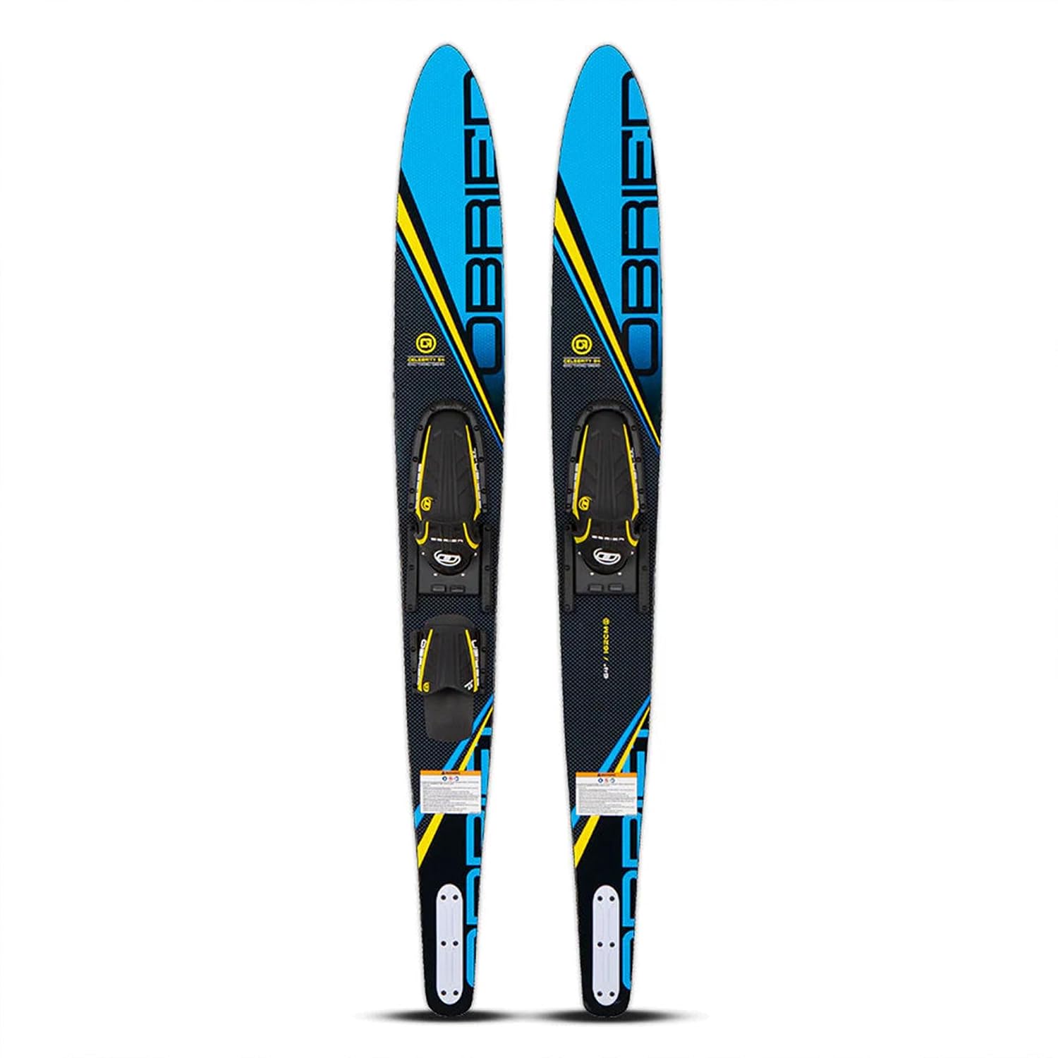 O’Brien Celebrity 64” Combo Water Skis with Jr. X-7 Adjustable Bindings for Smaller Skiers - Women & Teens, (Fits Men's US Foot Size - 2-7)