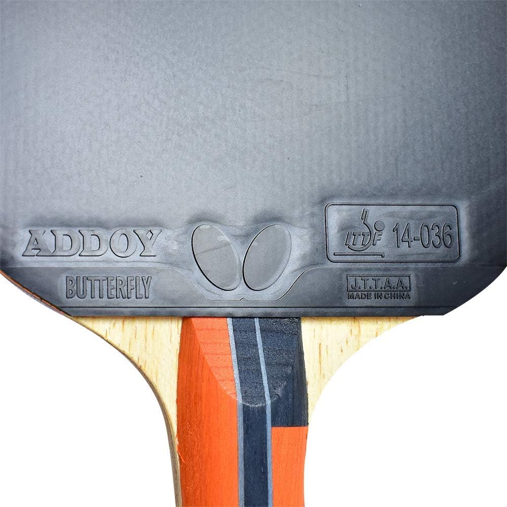 Butterfly Lin Yun-Ju Shakehand Ping Pong Paddle - Lightweight & Offers A High Degree of Control for Developing Table Tennis Players - Recommended