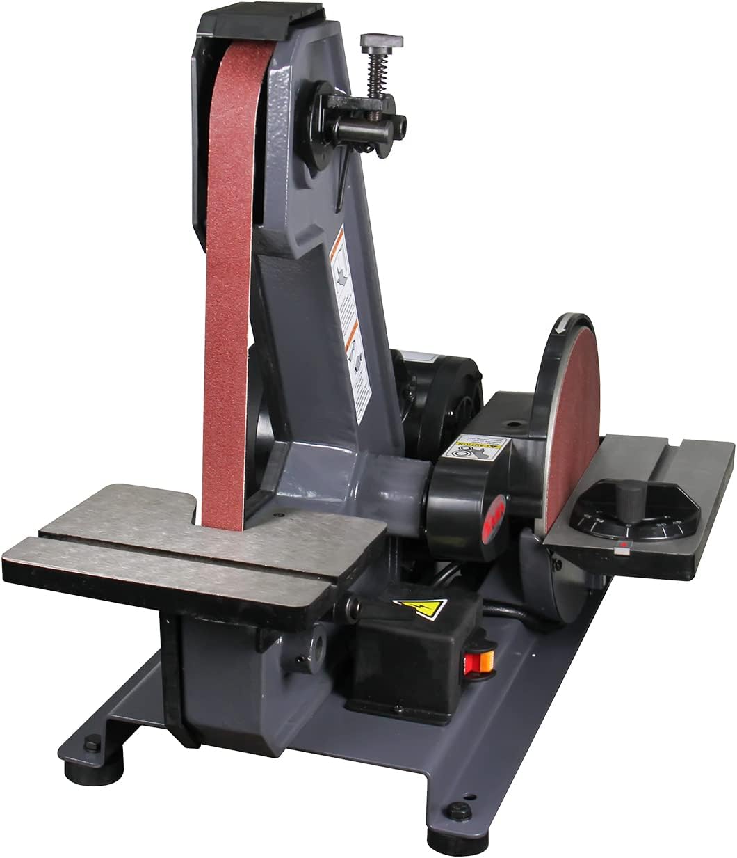 4 x 24 Belt & Oscillating Spindle Sander, KAKA INDUSTRIAL WS-100D | 5 sanding sleeves included