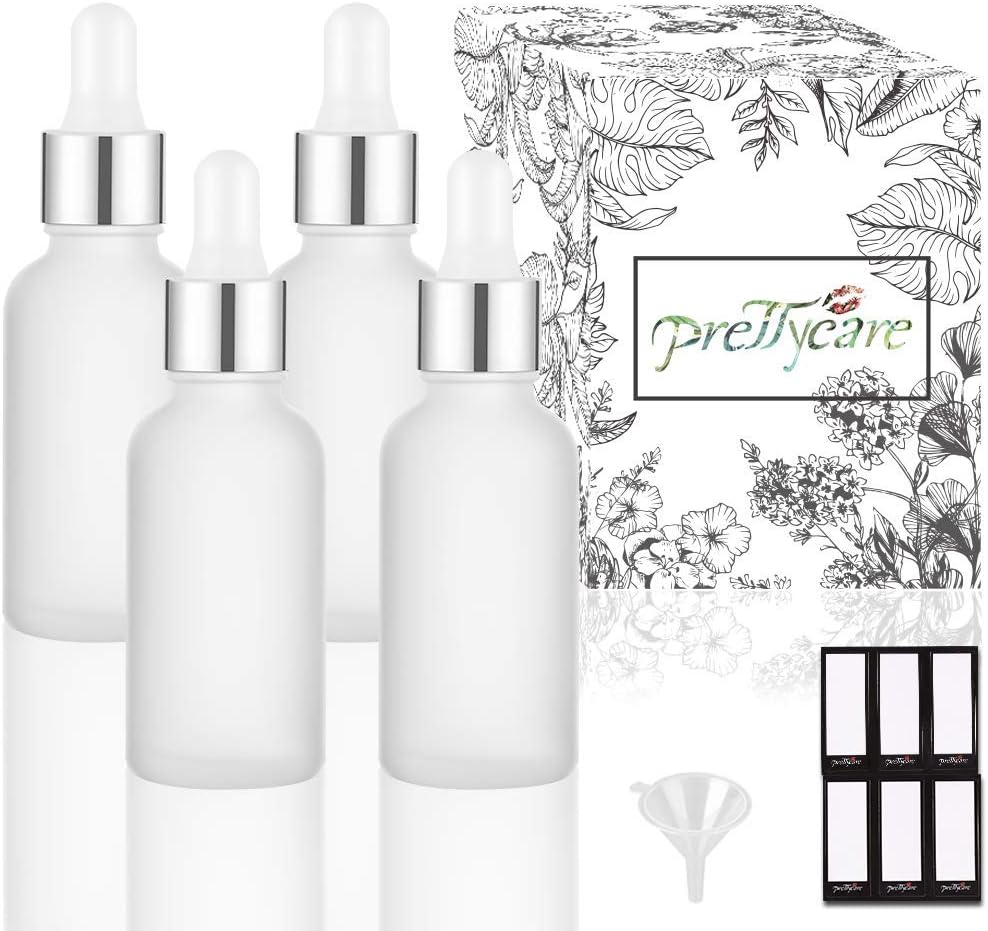 PrettyCare Glass Eye Dropper Bottles 99 Pack