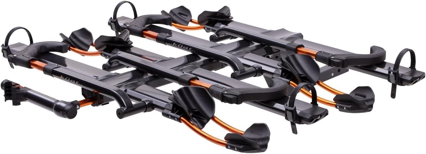 Kuat NV Add-On 2.0-2" - +2-Bike Rack, Black Metallic (NA22B) | Increases 2" NV 2.0 to a 4-Bike Hitch Rack, Rugged All-Metal Construction, E-Bike Compatible, Easy Installation