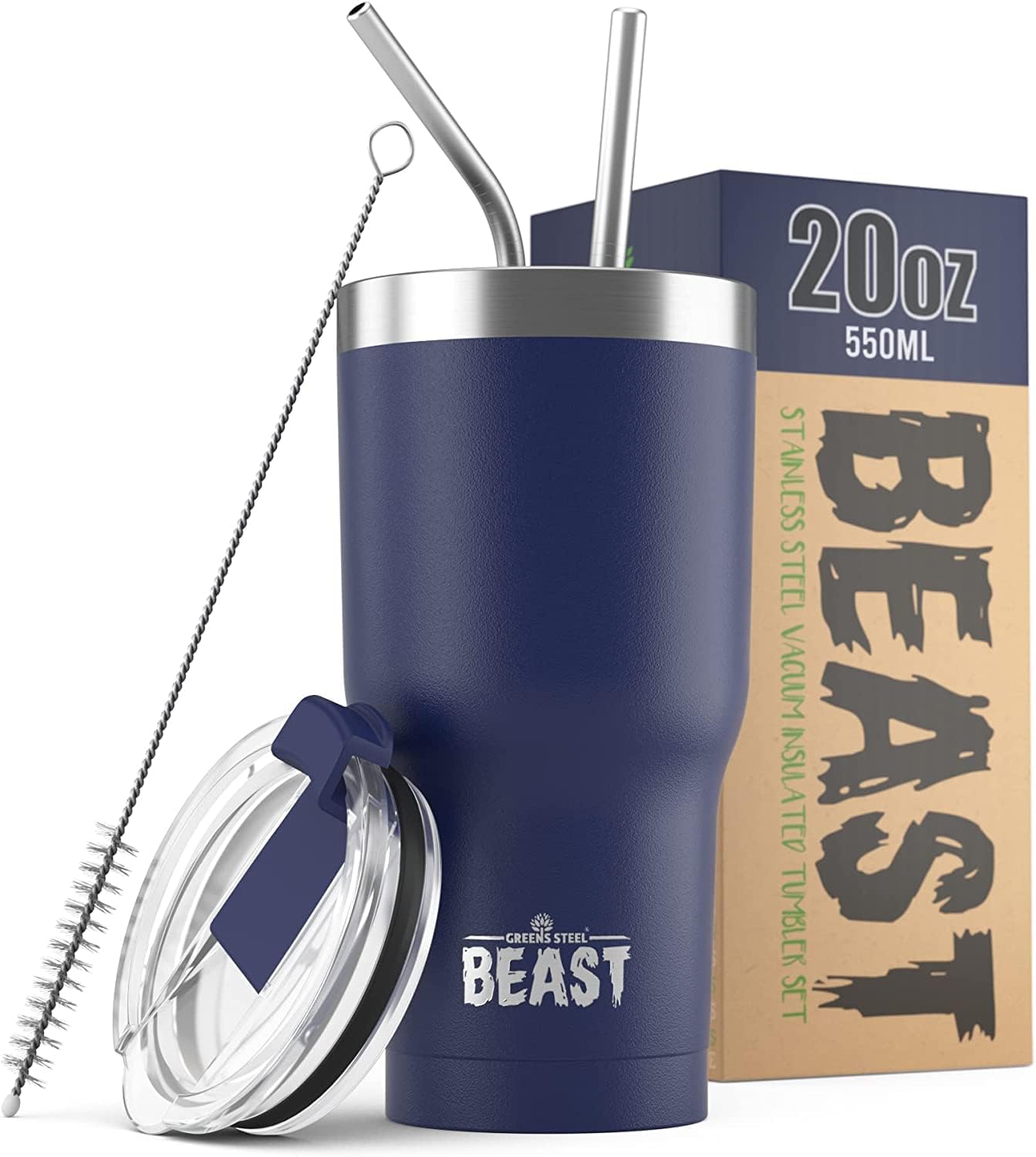 Beast 30 oz Tumbler Stainless Steel Vacuum Insulated Coffee Ice Cup Double Wall Travel Flask (Cupcake Pink)