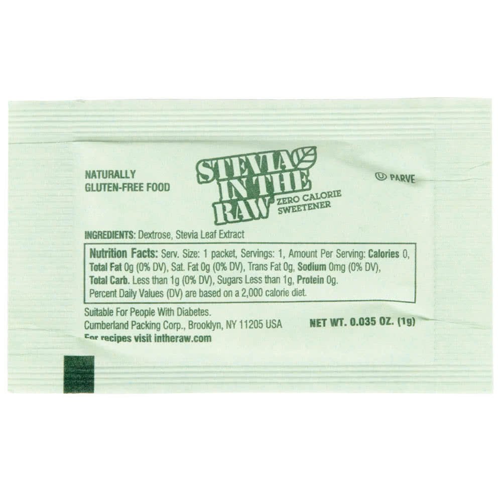 Stevia in The Raw Sweetener Packets, 600 Count