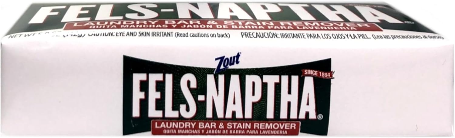 Fels Naptha Laundry Soap & Stain Remover Bar, Pack of 3