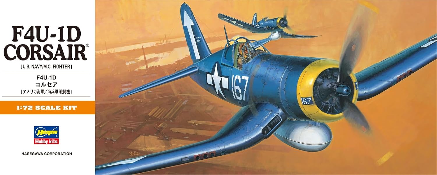 Hasegawa 1:72 Scale F4U-1D Corsair Model Kit