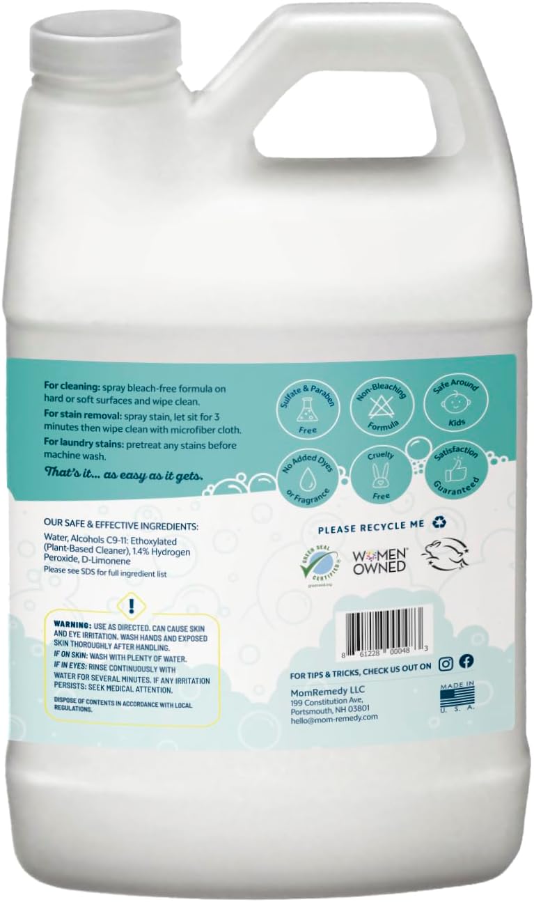 MOMREMEDY Hydrogen Peroxide All Purpose Cleaning Spray | Multipurpose Home Cleaner | Fabric and Laundry Stain Remover | All Surface Kitchen and