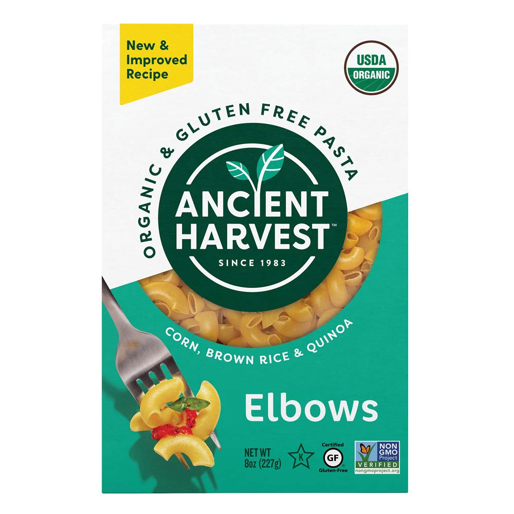 Ancient Harvest Organic Quinoa Pasta, Rotelle, 8 Ounce (Pack of 12)