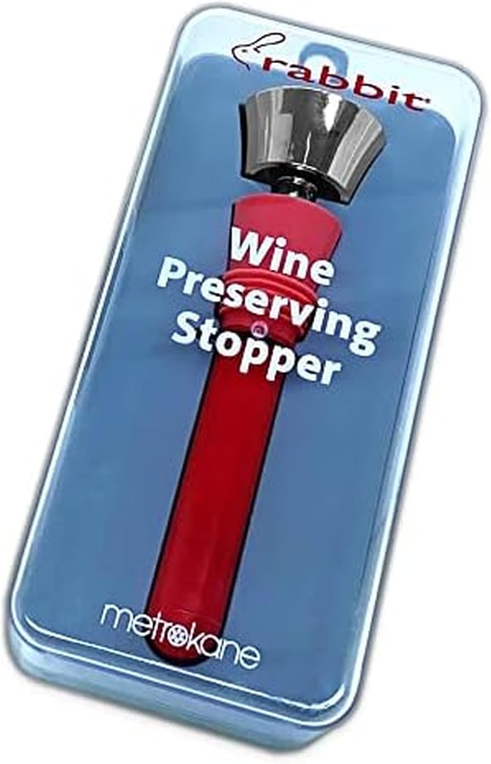 Rabbit Wine Preserving Stopper, Red Or Black