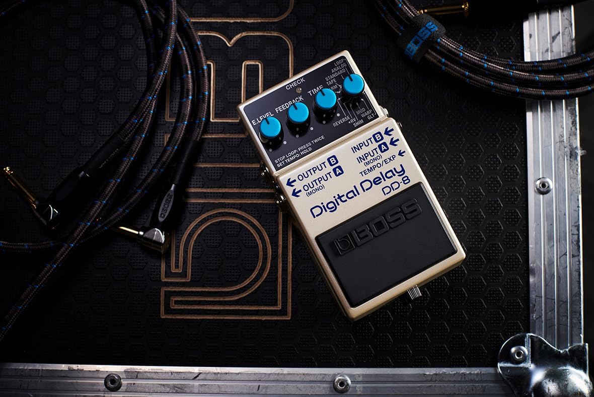 BOSS Digital Delay Guitar Effects Pedal (DD-8)