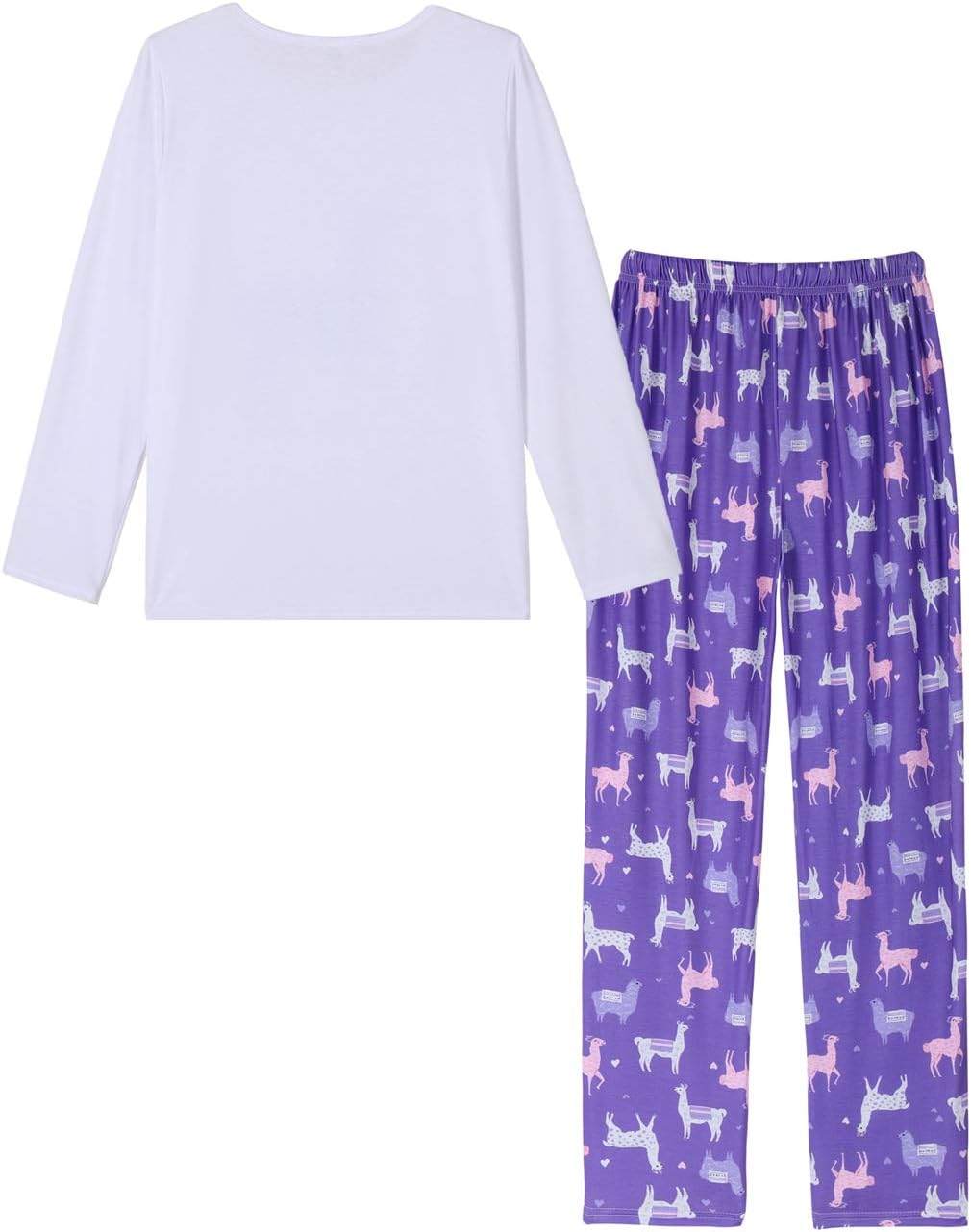 HONG HUI Women Pajamas Set Soft Christmas Pjs Holiday Loungewear Set Long Sleeve Top With Pants,S-3XL