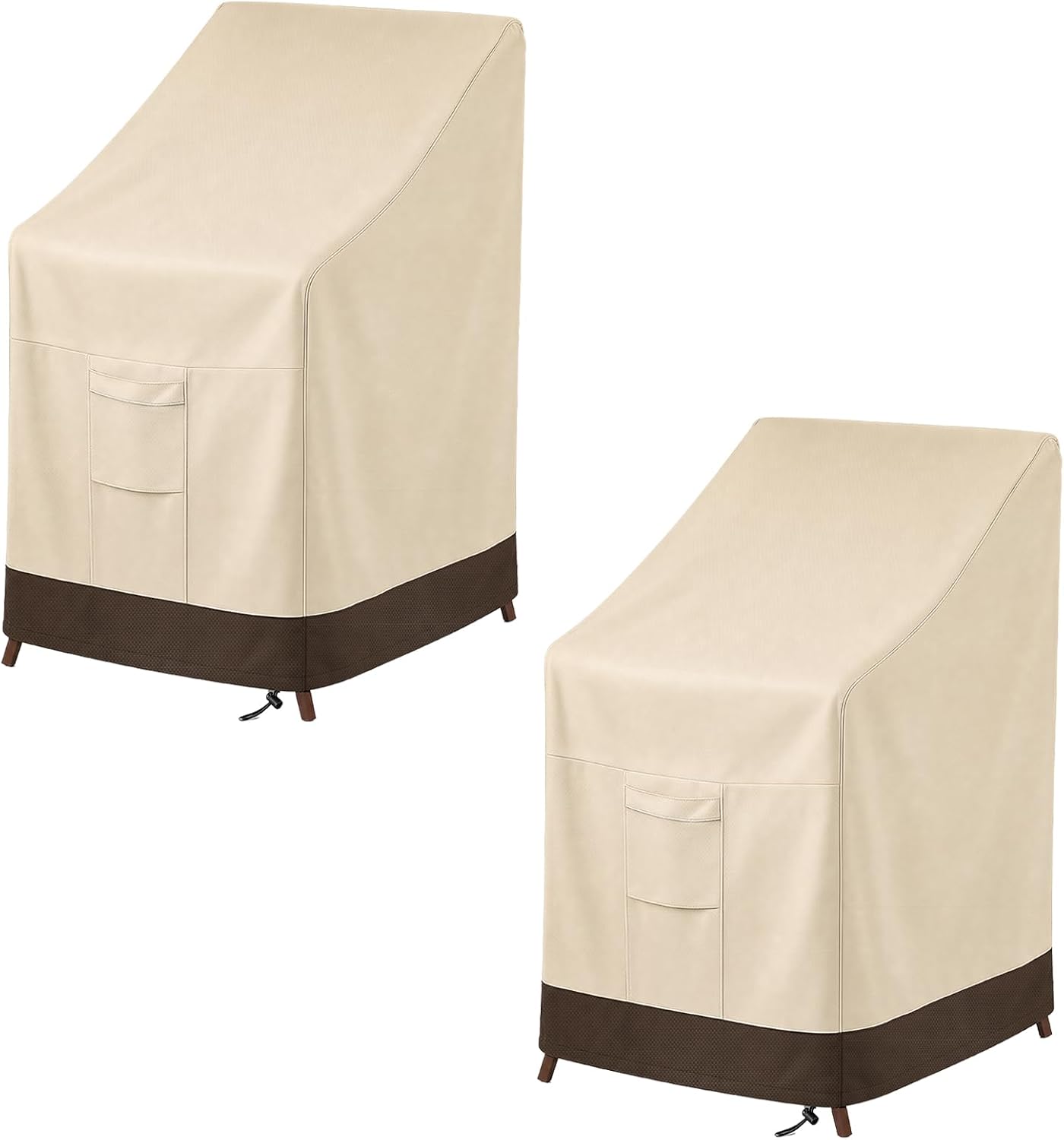 Vailge Stackable Patio Chair Covers & Outdoor Furniture Covers Waterproof