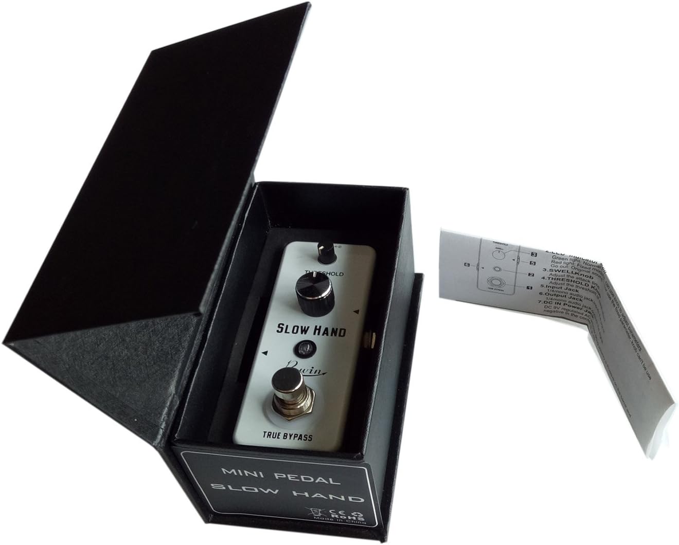 Vintage Vacuum Bluesy Guitar Effect Pedal,Electric Guitar Effect Sound Low Key Mild Clipping