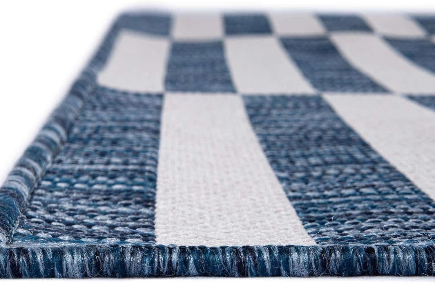 Unique Loom Outdoor Striped Collection Area Rug - Striped (7' 1" x 10' Rectangle, Taupe/Ivory)