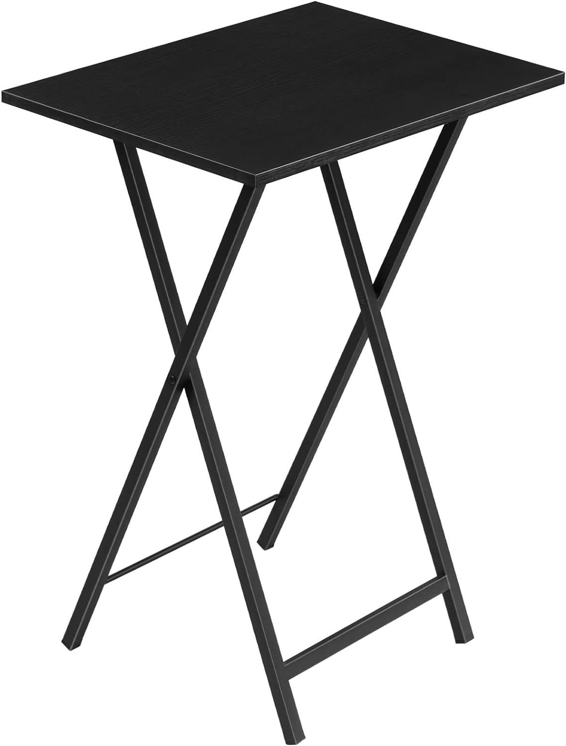 HOOBRO Folding TV Table, TV Tray, Stable Snack Table for Small Space, Portable Sofaside Desk, Easy Assembly and Storage