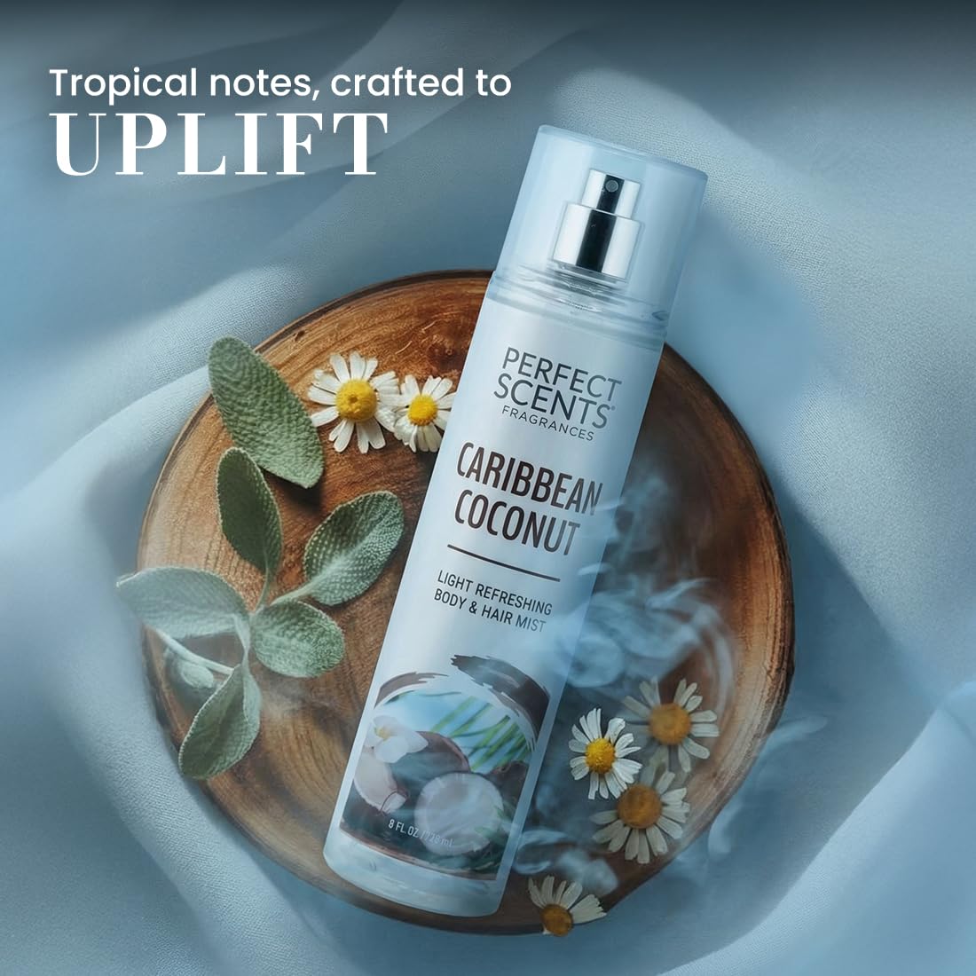 Instyle Fragrances Light Refreshing Body & Hair Mist, Tahitian Vanilla