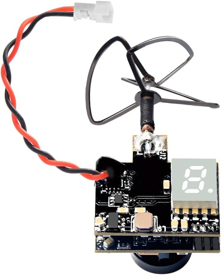WT03 Micro FPV AIO 600TVL Camera 5.8G 25/50/200mW Adjustable Transmitter with Cloverleaf Antenna for Mini Aircraft