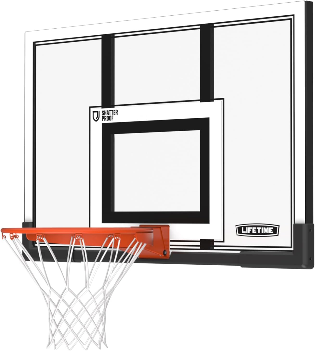 Lifetime 79910 50 Inch Backboard Rim Combo, Mounting Kit Sold Separately