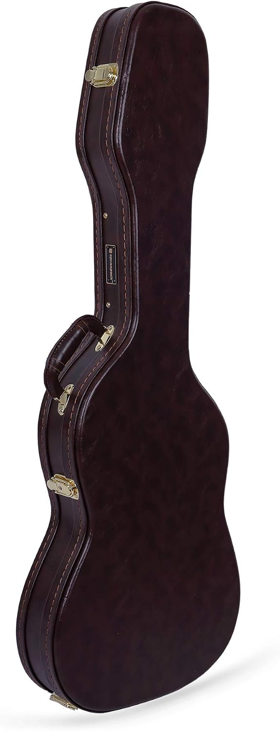 Crossrock Hardshell Arch Top wood case fits SG Electric Guitars-Black(CRW600SGBK)