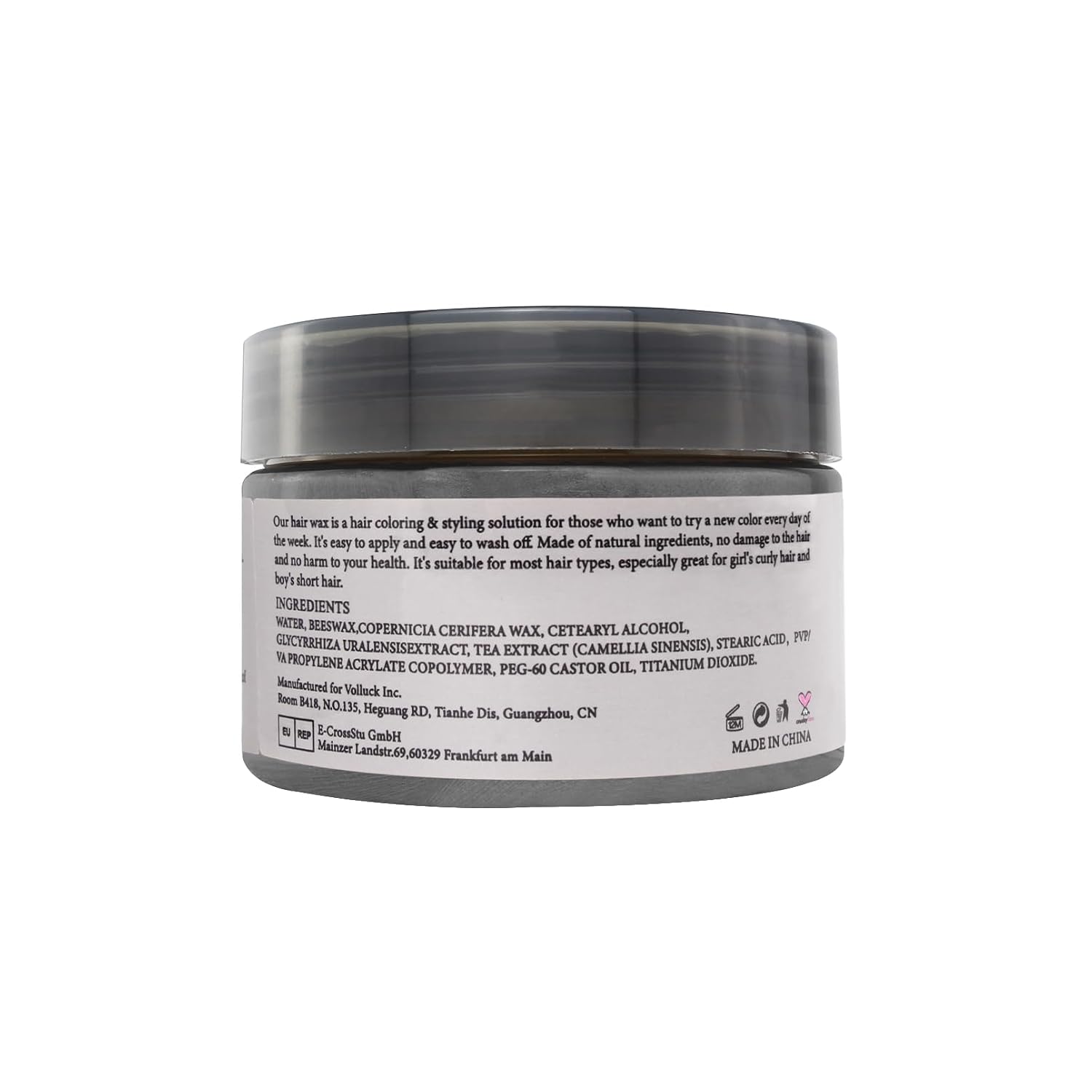SOVONCARE Pink Hair Styling Wax, Temporary Hair Color Cream for DIY Hairstyle, Cosplay, Halloween, Date - 4.23 oz