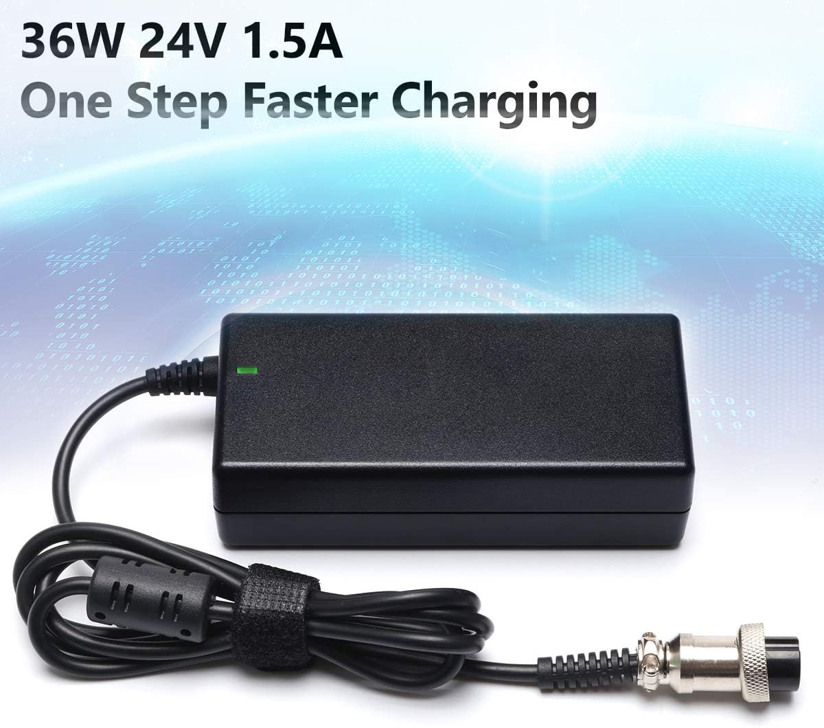 24V Battery Charger for Razor Electric Scooter E100 E125 E150 Power Supply