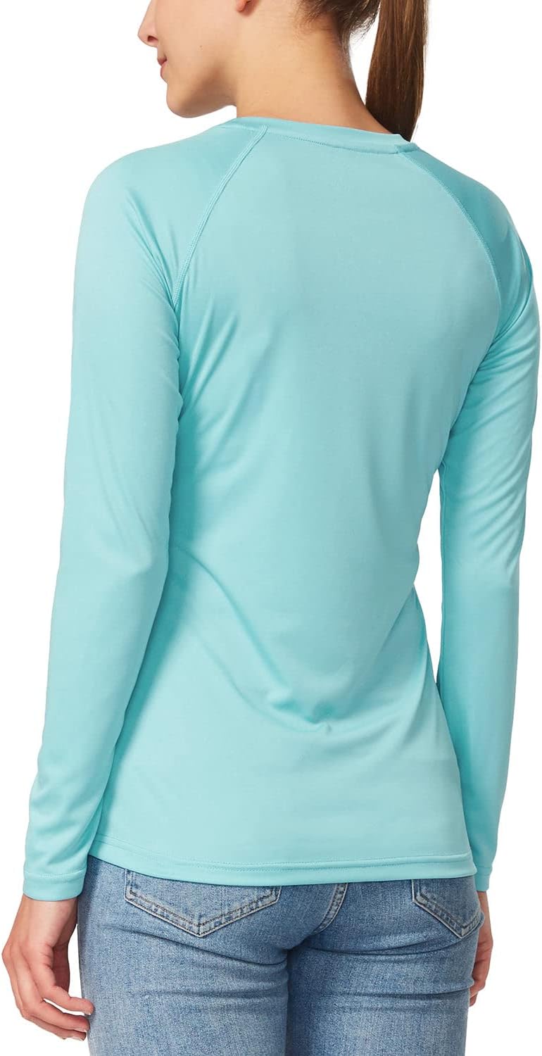 baleaf Women's UPF 50+ Sun Shirts Long Sleeve Stretchy Quick Dry | Lightweight, Rash Guard, UPF 50+ Sun Protection, Breathable Comfort material for Hking Workout, Excellent for hot weather