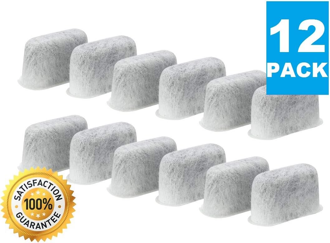 Premium Replacement Charcoal Water Filters for Cuisinart Coffee Machines (12)