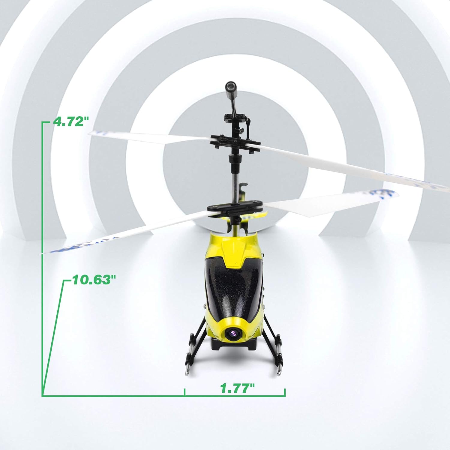 U12S Mini RC Helicopter with Camera Remote Control Helicopter Yellow