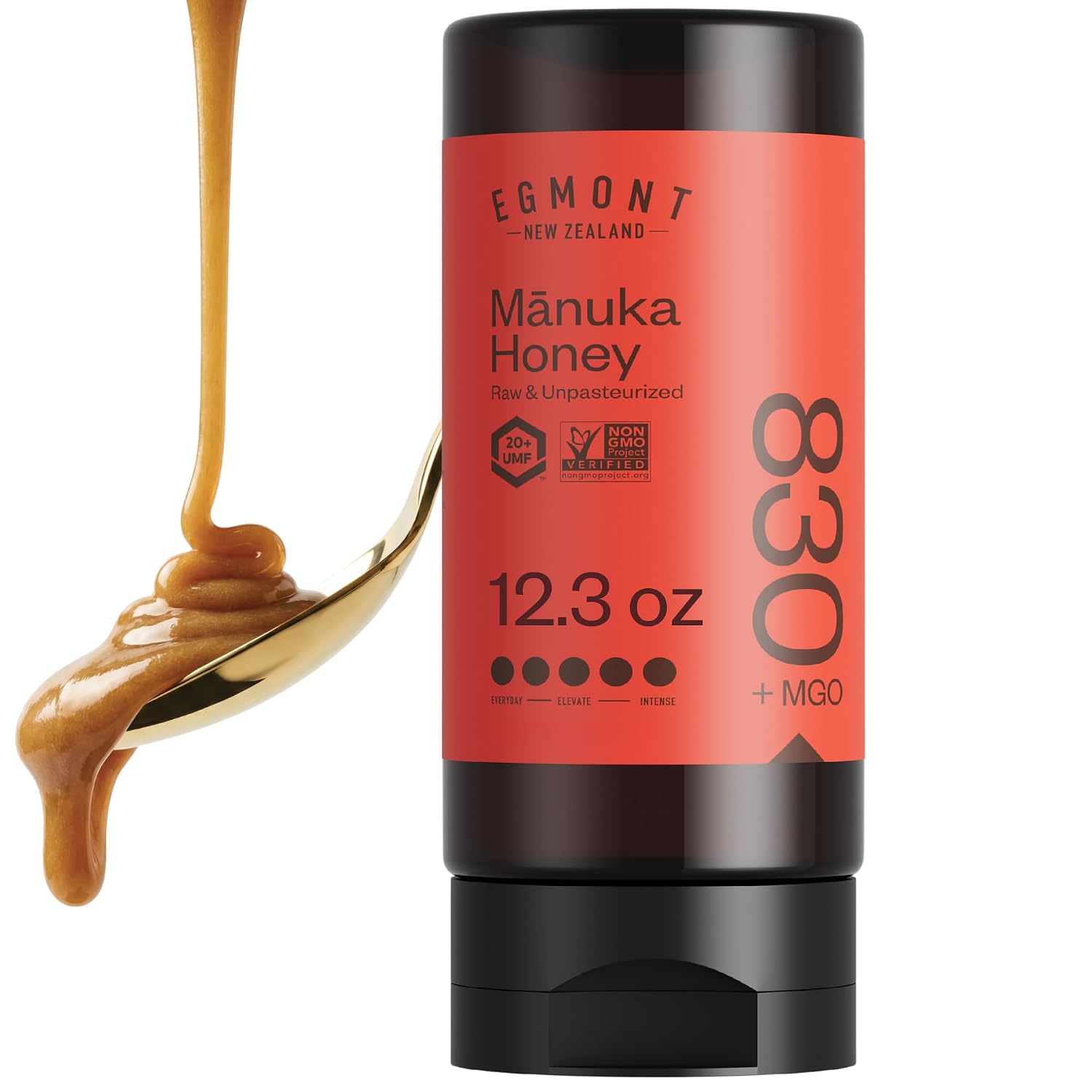 Egmont Honey Raw Mānuka Honey | UMF 18+ MGO 700+ Certified | 8.8oz