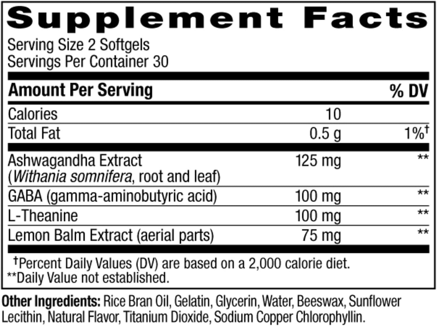 OLLY Ultra Strength Stress Softgels, Stress and Mood Support* - 60 Count
