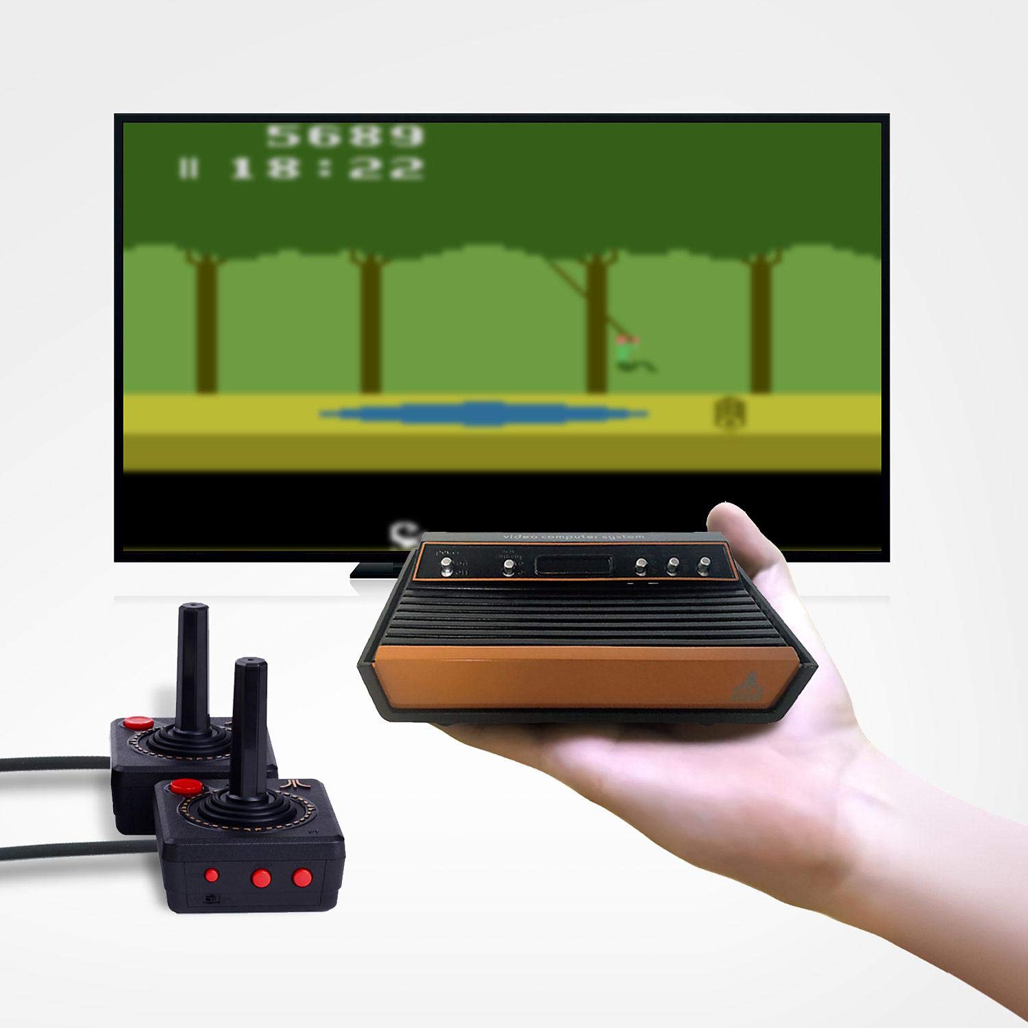 Atari Flashback X Deluxe Retro Console 120 Built-in Games - 2 Wired Controllers - HD HDMI Port - Plug n Play