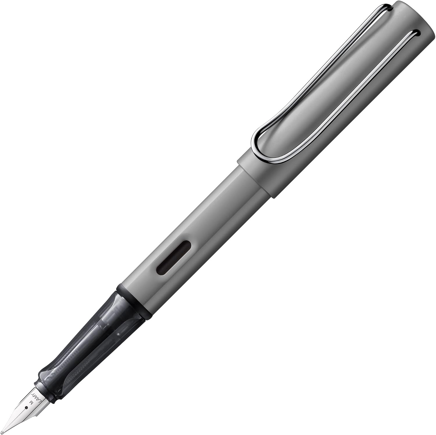 LAMY AL-star black - Fountain Pen with ergonomic grip & black Left-Handed steel nib (LH) in size M - lightweight aluminum body - including LAMY T 10 blue cartridge