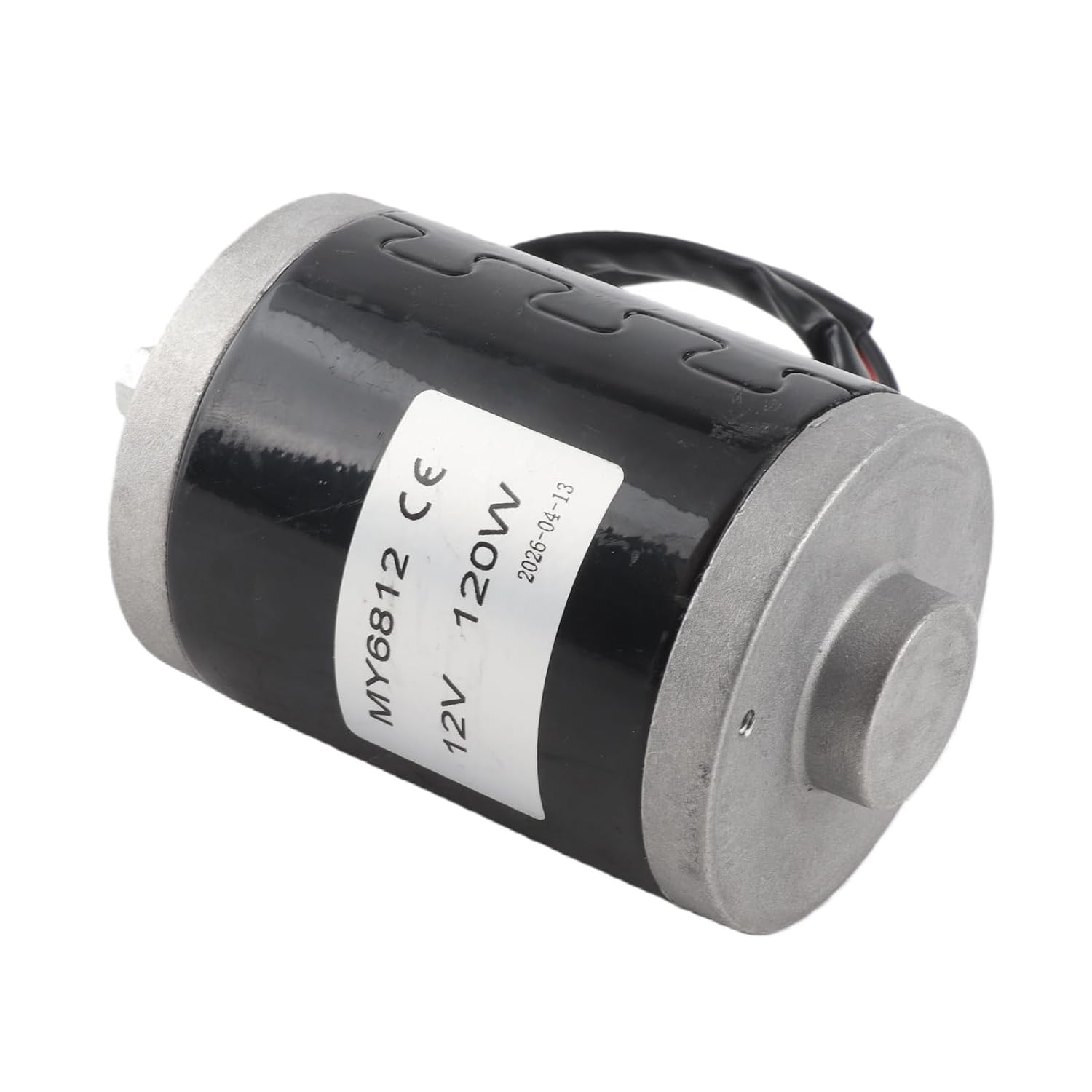Electric Brushed Motor, 12V 120W High-Speed Compact Permanent Magnet DC Gear Motor with Belt Pulley for Electric Scooters E-Bikes Robotics UAVs