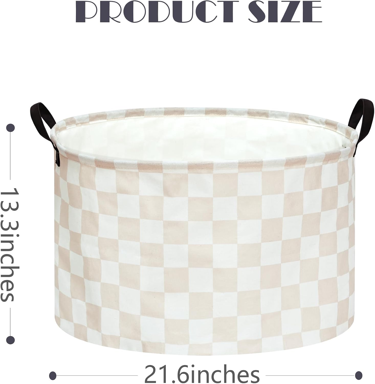 MAIZMZ Kids Hamper Storage Basket Nursery Bins Baby Gift Toy Organizer Box Laundry Basket Large Canvas Collapsible Chest for