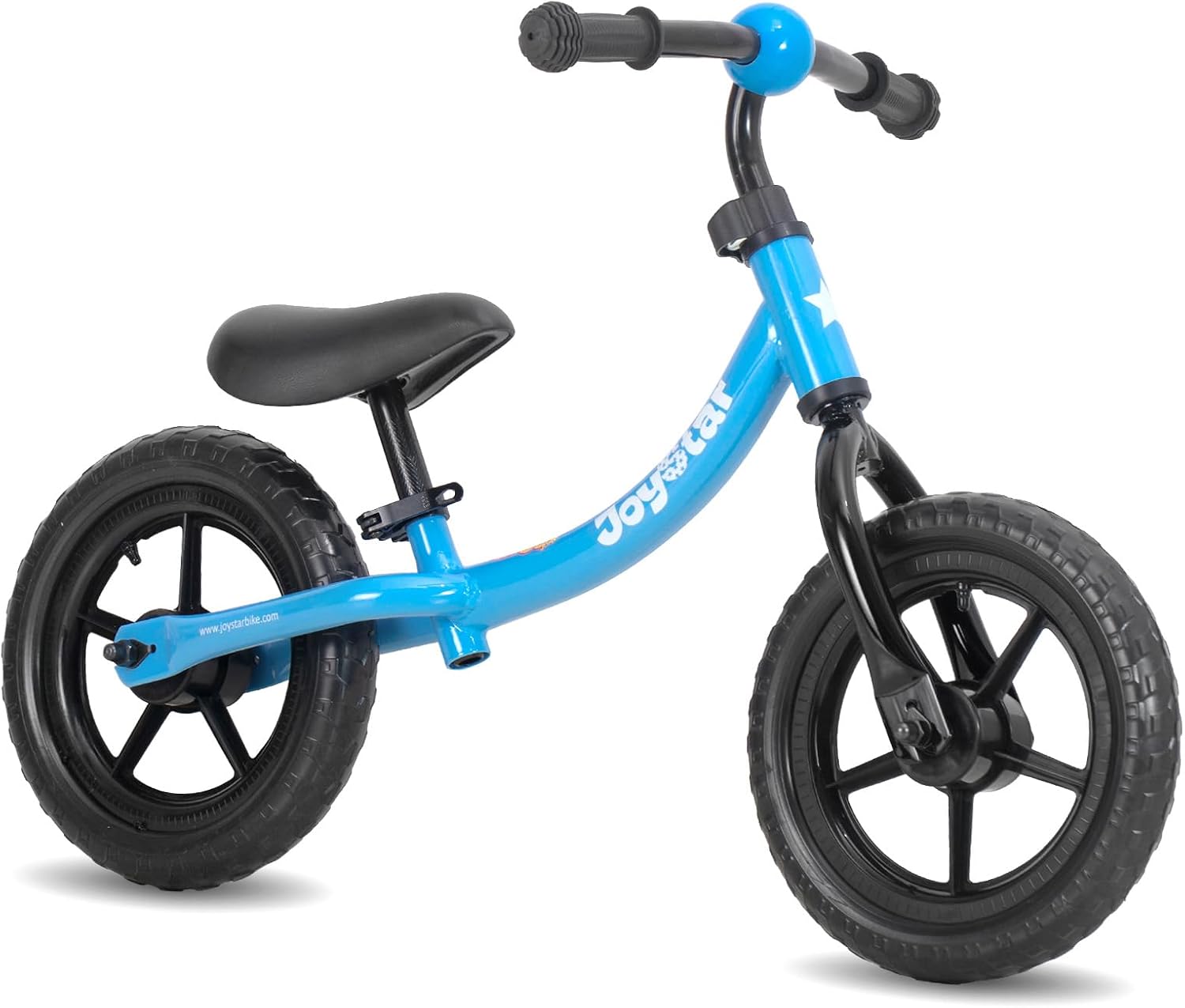 JOYSTAR Toddler Balance Bike 2-5 Year Old, No Pedal, Adjustable Seat | 12" Balance Bike Push Bike Adjustable Handlebar Lightweight Steel Frame, Ideal Gift for Boys and Girls