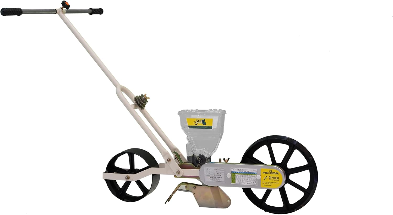 JP-1 Lite Garden Planter Seeder (Lightweight 15 lb, Precise, Durable) – Vegetable Tool for Corn and Grass Planting, Hand Push Bag Seeder