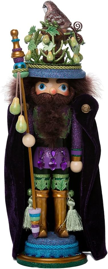 Kurt Adler HA0339 18" Hollywood Partridge in a Pear Tree Nutcracker