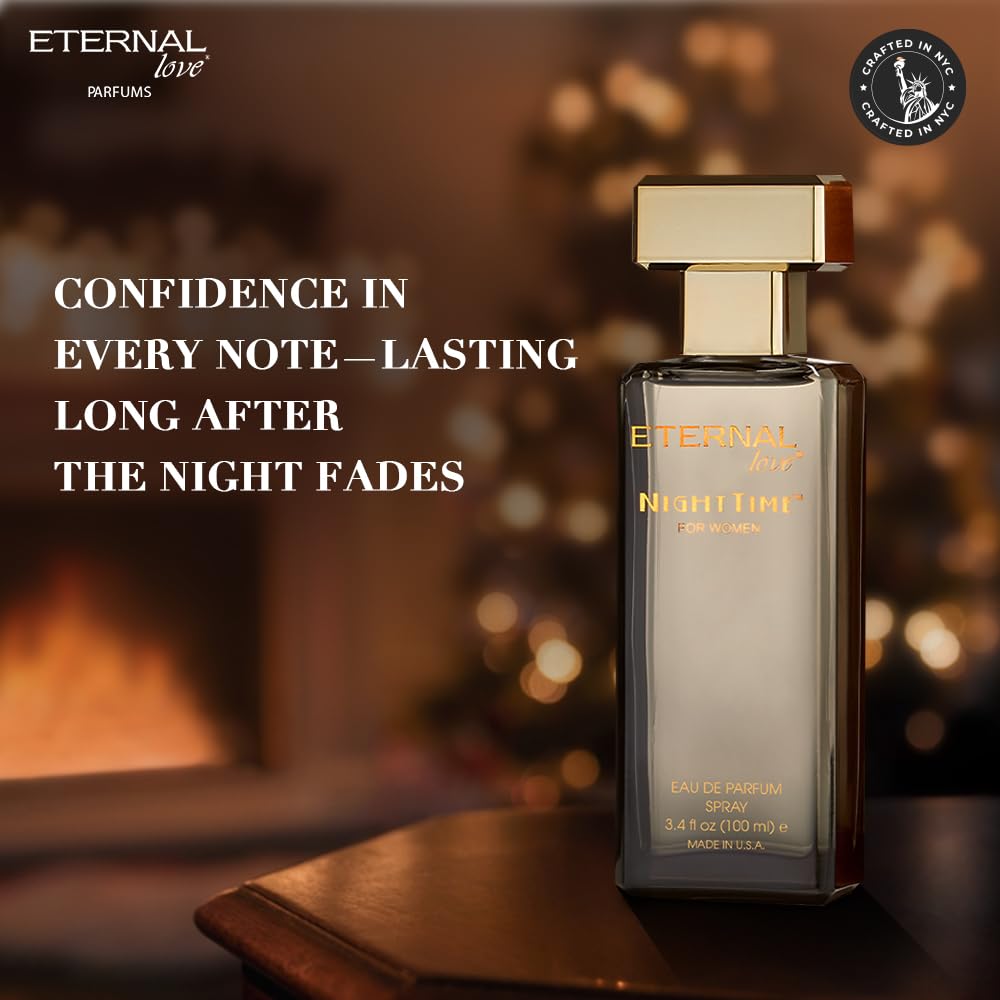 Eternal Love for Women - Long Lasting Eau de Parfum Spray - Premium Floral Fragrance with Peach & Sandalwood - Soft Feminine Scent - 3.4oz