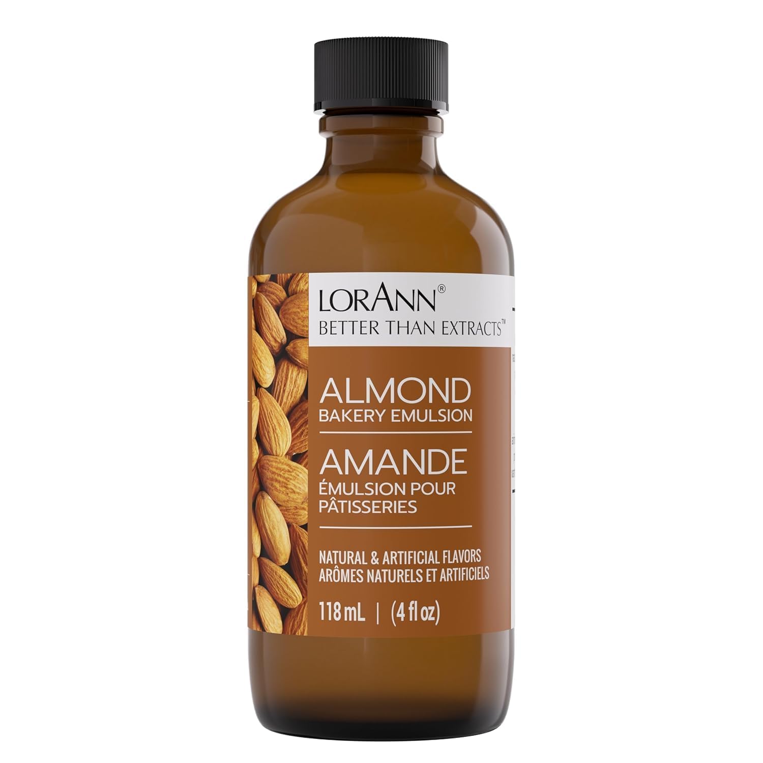 LorAnn Oils Peppermint Bakery Emulsion: True Essence, Ideal for Boosting Fruit Tones in Cakes, Cookies & Desserts, Gluten-Free, Keto-Friendly, Extract Substitute Essential for Your Kitchen, 16 Oz
