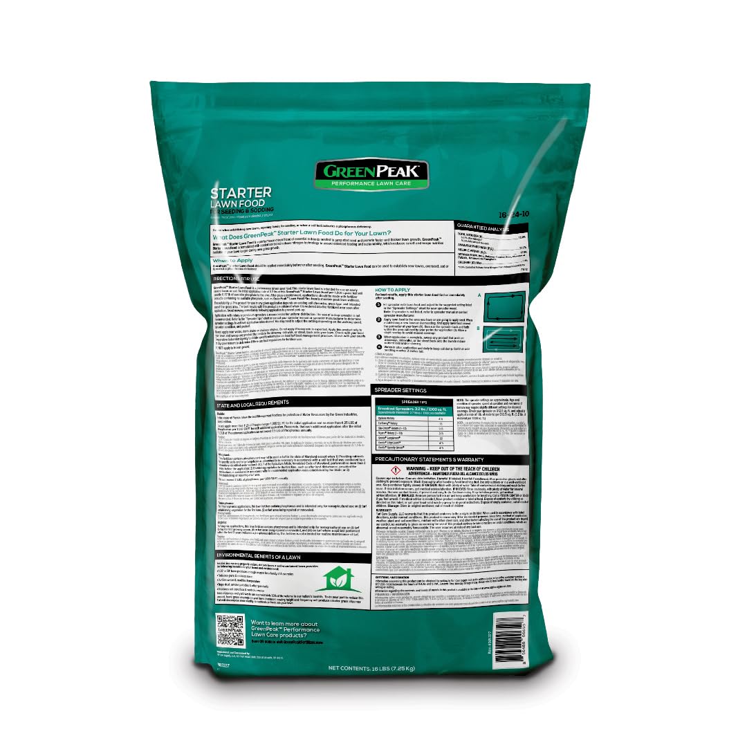 Starter Lawn Food - New Grass Fertilizer, 5,000 sq ft