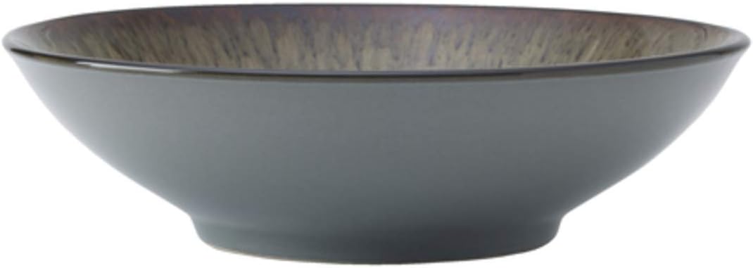 Pfaltzgraff 5237442 Monroe 16-Piece Porcelain Dinnerware Set, Dark Gray (Pack of 16)