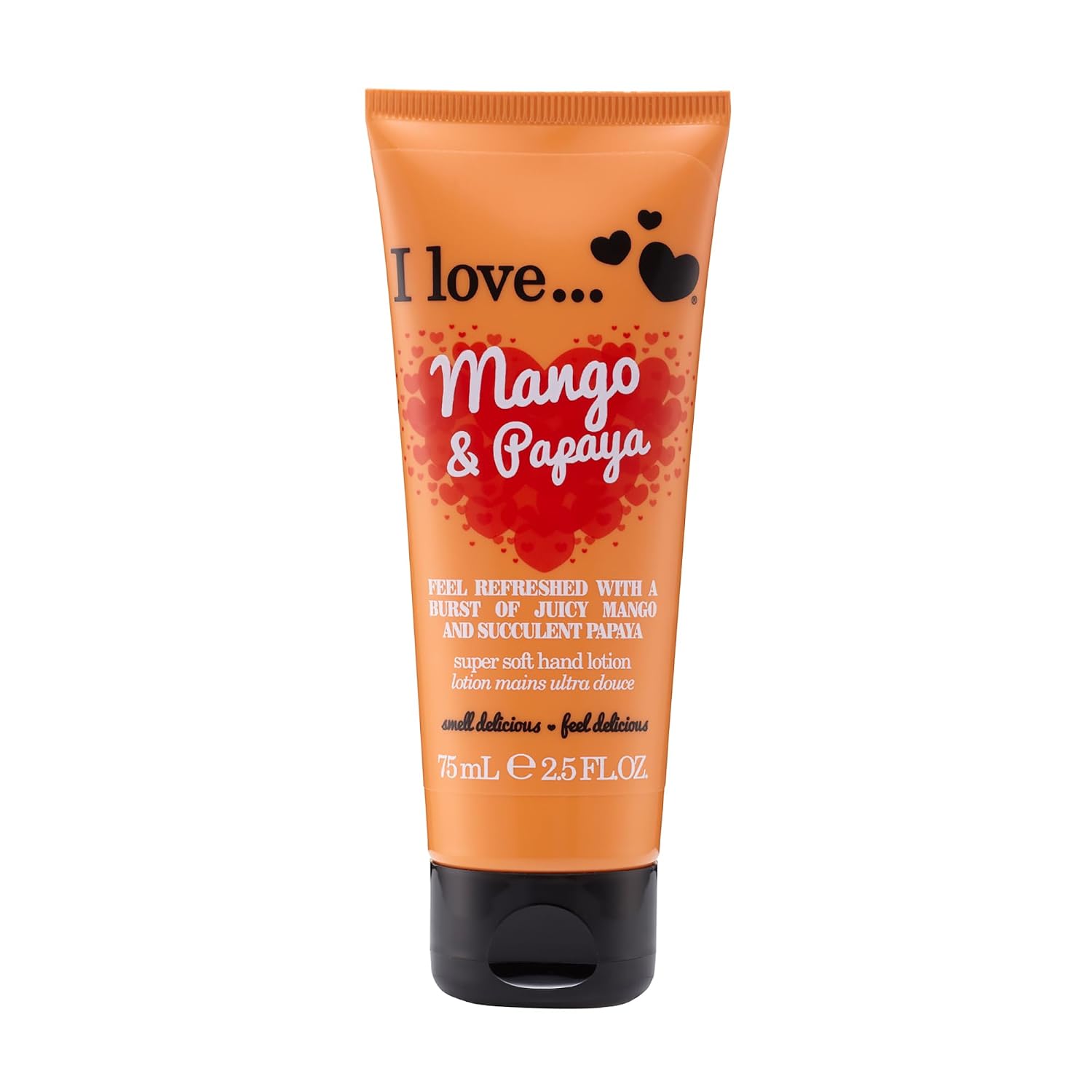 I Love Raspberry and BlackBerry Super Soft Hand Lotion - Hand Lotion for Dry Skin - Sweet Fragrance with Fruit Extracts - Organic Hand Cream - 2.5 oz