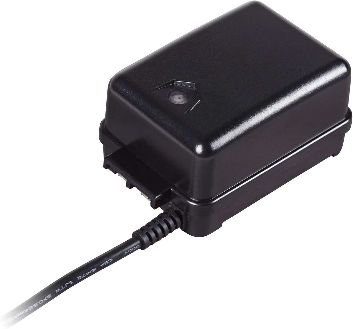 45 Watt Outdoor Landscape Transformer with Photocell 6 1/2" Wide | Low Voltage Black Security Dusk to Dawn 3 Set Timers