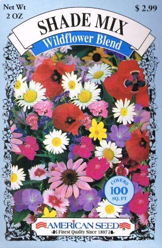 Shade Mix, Wildflower Blend, 100 Square Foot Shaker Box (2 Ounce)