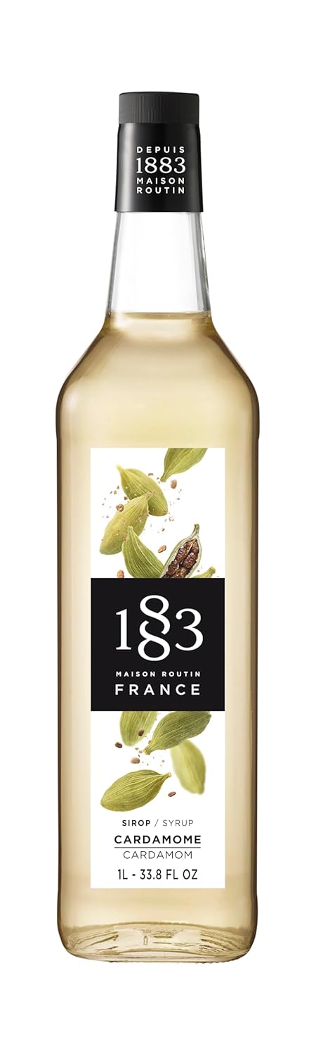 1883 Maple Syrup for Drinks, Made in France, 1 Liter Glass Bottle