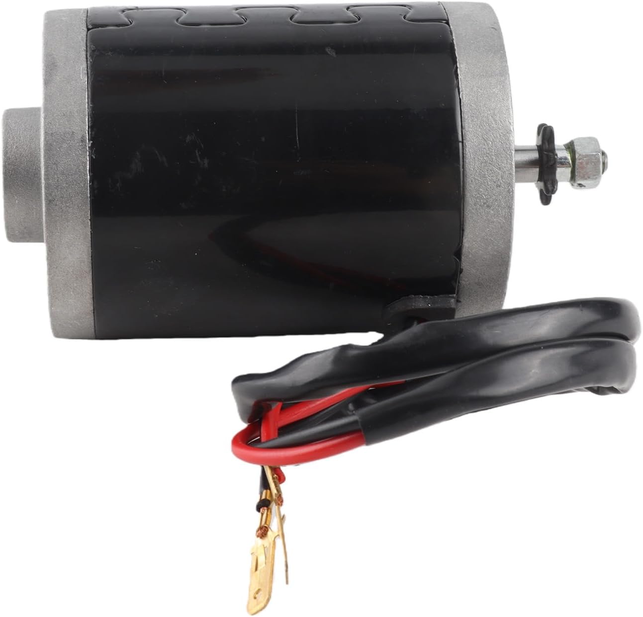 Tbest DC Motor, High-Speed Small Brushed Motor with Pulley, 12V 120W for Electric Scooter Repairs, DIY Projects, Commuters, Adults and Kids